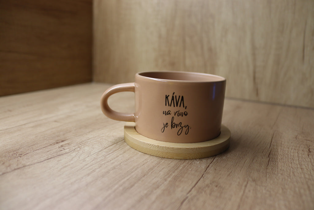 Hrnek "Káva, na víno je brzy"
