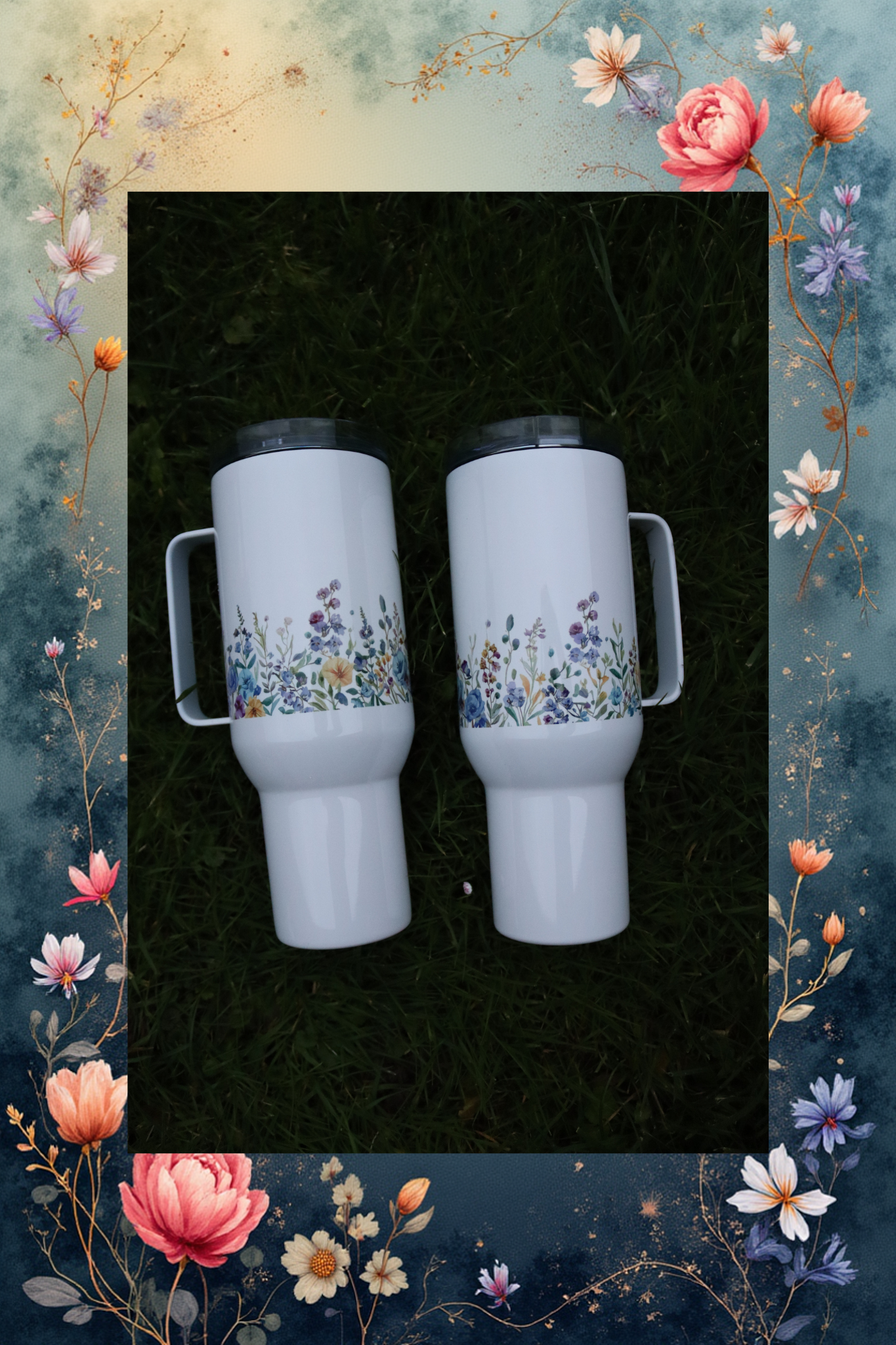 Termohrnek MODRÉ KVÍTÍ